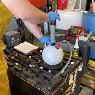 Forklift Battery Watering