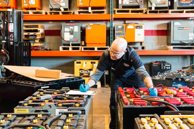 Forklift Battery Maintenance Voltage Test Reporting