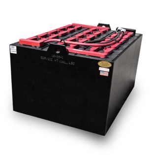 A Foxtron model ES lead-acid forklift battery