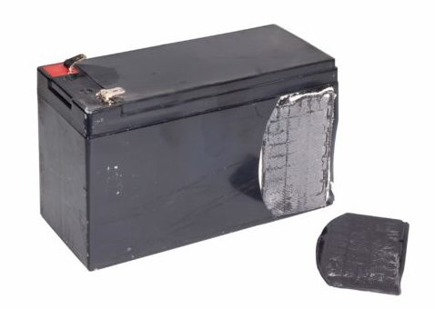 An AGM lead-acid battery