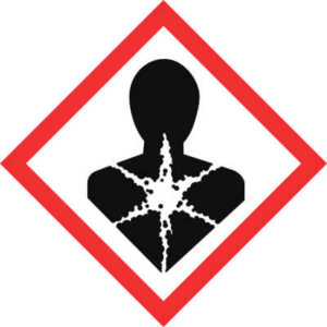 respiratory-hazard An inhalation risk warning sign